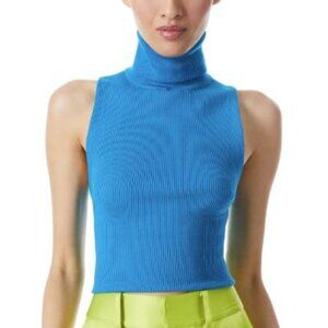 ALICE + OLIVIA DARCEY TURTLENECK SWEATER TANK
